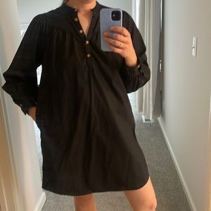 Women’s black cotton dress